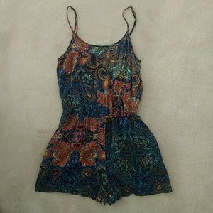 H&M Strappy Paisley Romper